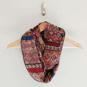 NWOT Ecote Bohemian Infinity Scarf
